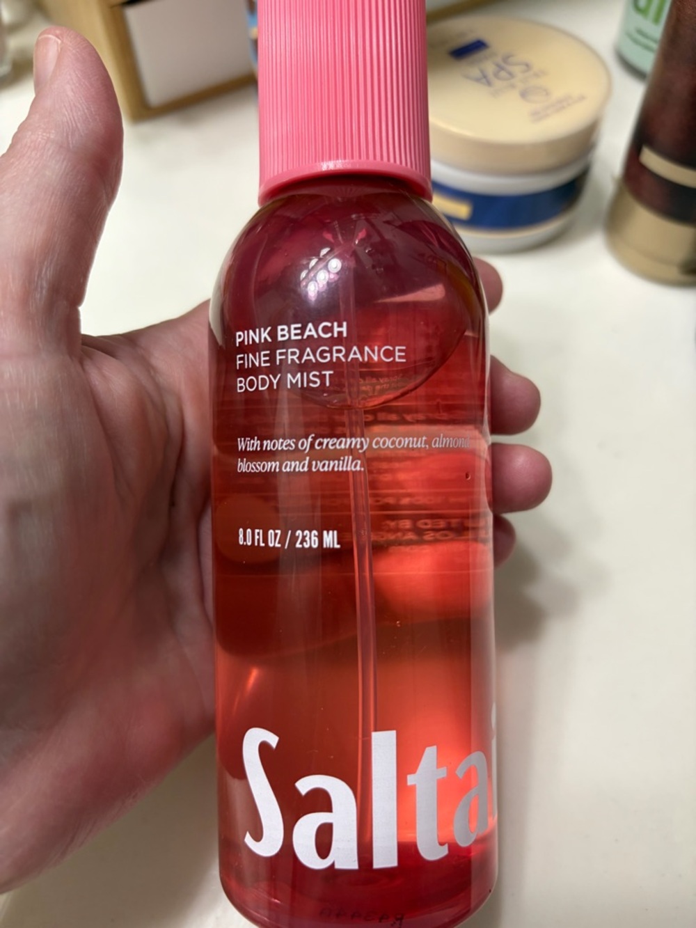 Pink Beach saltair Fine Fragrance Body Mist - Pink